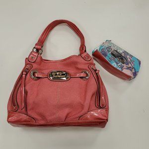 Kathy Van Zeeland Red Handbag